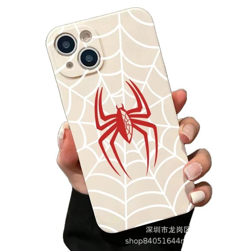 The new spider is suitable for iPhone15 mobile phone case 14PROMAX all-inclusive 13/11 anti-drop 16/15 protective case 17.