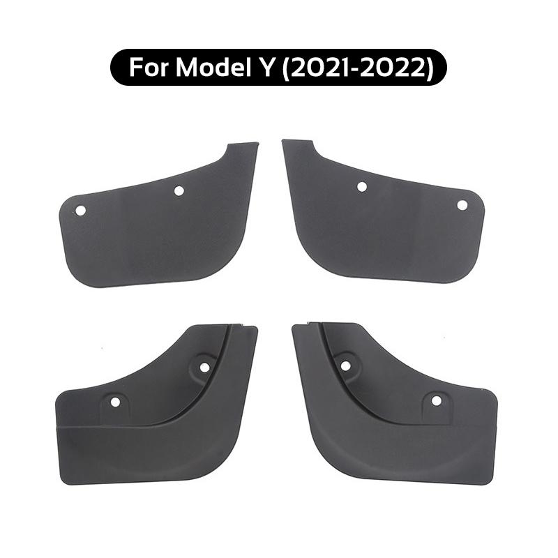 

for Tesla Model 3 Y 2022 4pcs Invisible Car Wheel Mud Flaps Mudguards TPE Mudflaps Front Rear Splash Fender for model y