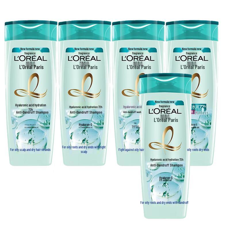 

L Oréal Hyaluronic Acid Hydrating Anti-Dandruff Shampoo 5x400ML
