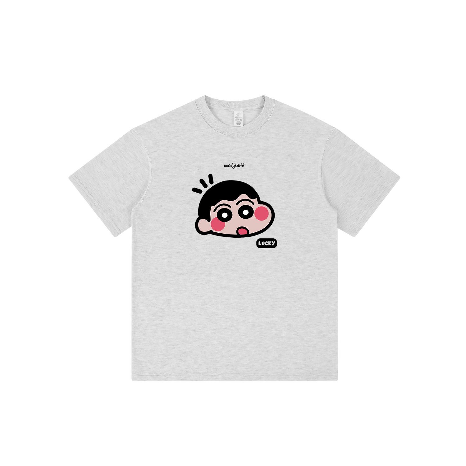 

Unisex Retro Shin-chan Graphic Tee: Loose Fit, Short Sleeves Extra Large