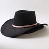 Beliebter europäischer und amerikanischer klassischer Western-Cowboyhut mit breiter Krempe für Herren und Damen, Outdoor-Mode, Sonnenschutz-Cowboyhut, Jazzhut