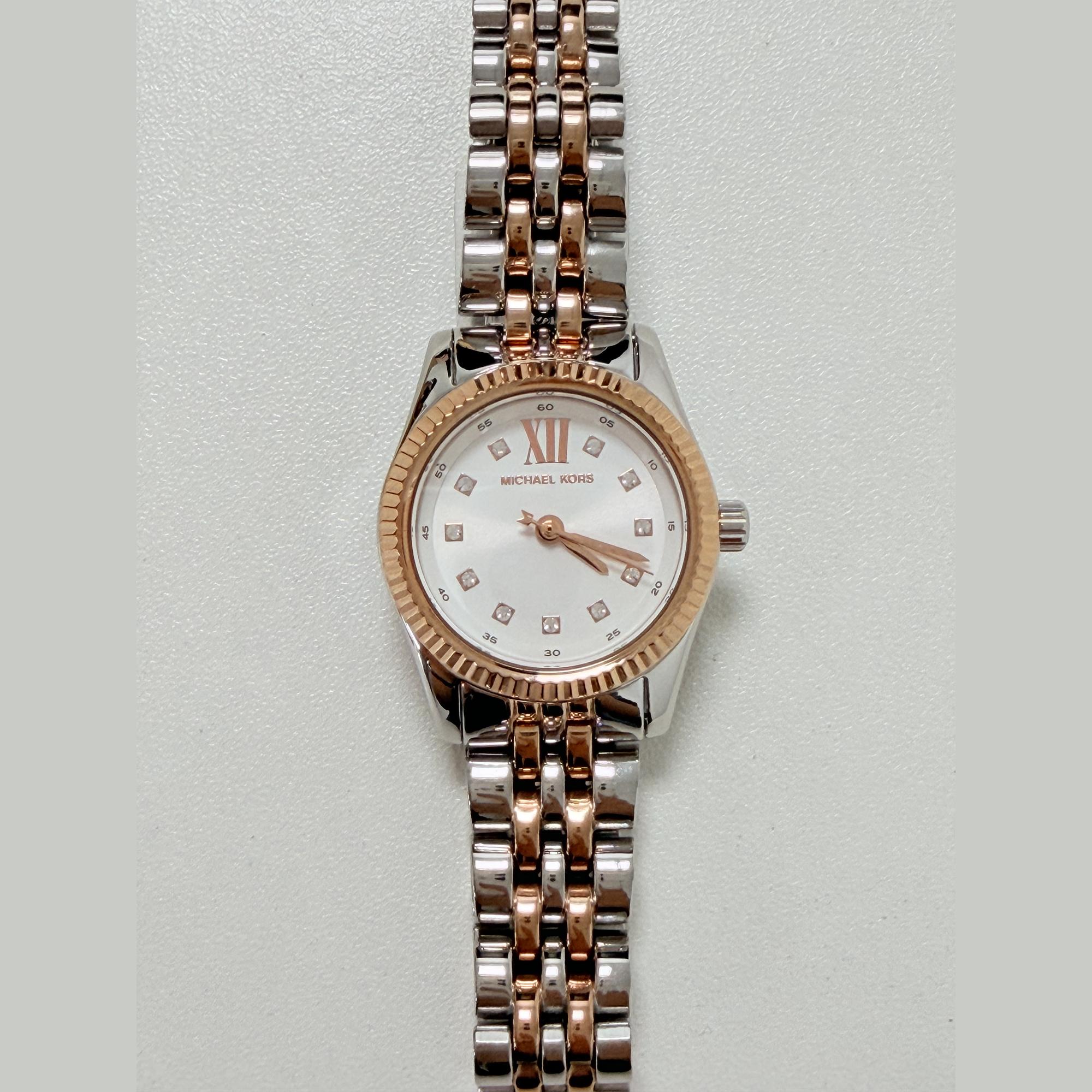 Michael Kors Women`s Petite Lexington Quartz