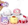 Sanrio Cute Stress Relief Toys Cinnamoroll Kawaii Plush Anime Cartoon Kids Stress Relieving Handheld Therapy Figurine Gift