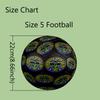 1pc Size 5 Football Club Design Soccer Ball - Anti-slip Football for Outdoor Sports Activities, Durable Ball for Game Play