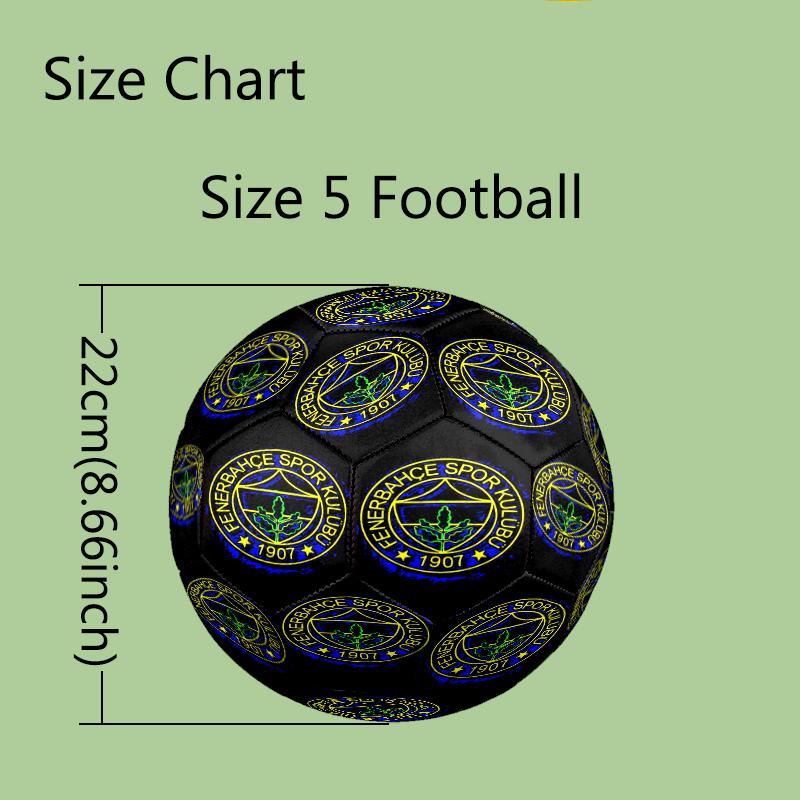 1pc Size 5 Football Club Design Soccer Ball - Anti-slip Football for Outdoor Sports Activities, Durable Ball for Game Play