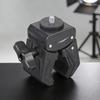 Adattatore Universale per Treppiede Foro Filettato da 1/4 di Pollice per Fotocamere Sportive con Morsetto Regolabile da 15 mm a 45 mm