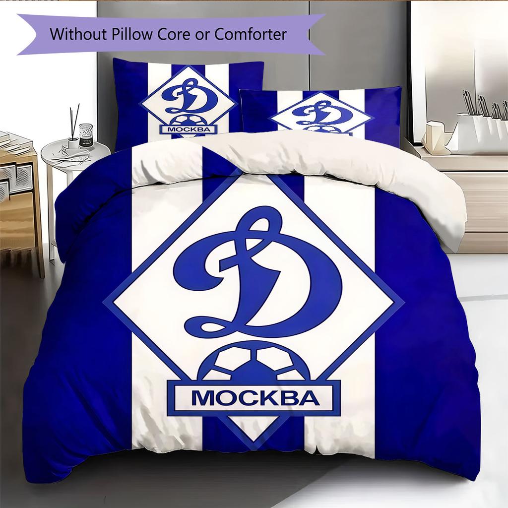 Dynamo Moscow Force Bedding Quilt Set Quilt Cover Pillowcase Home Decoration Birthday Gift (1 * Duvet Cover + 2 * Pillowcase, Without Core)