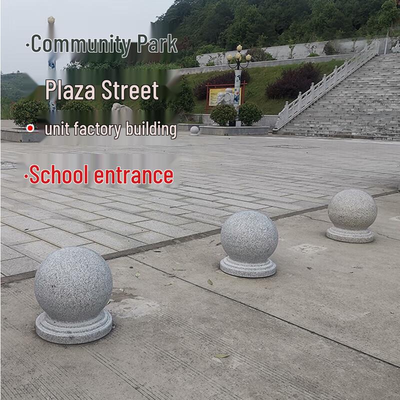 Outdoor Decorative Granite Stone Pillar