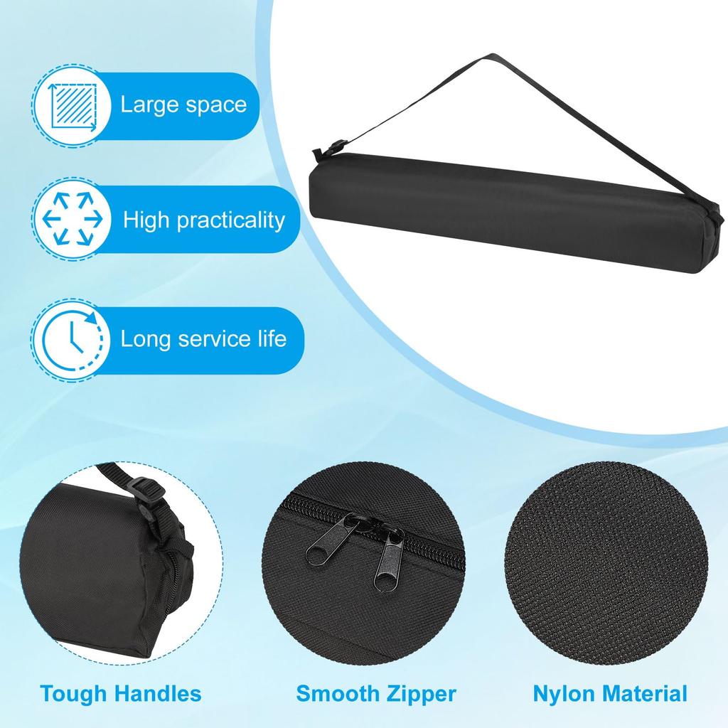 PATIKIL Tripod 1 Pack Oxford Cloth Tripod Bag Light Stand for Tripod Photography Accessories Black 27.56"x3.54" Case,