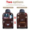 Car Back Seat Organizer Storage Bag with Foldable Table Tray Tablet Holder Tissue Box