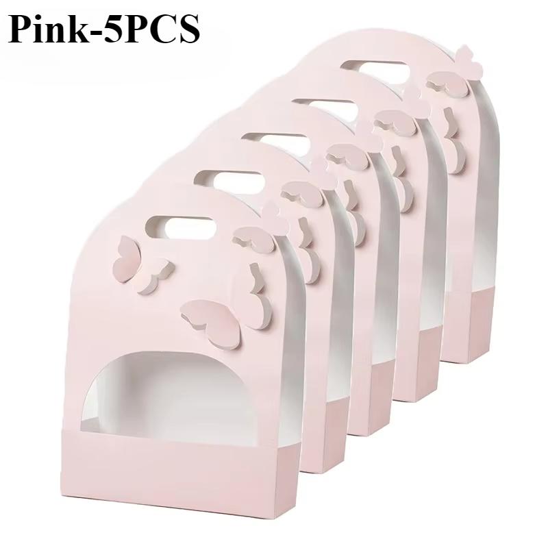 

5-10PCS 3D Hollow Butterfly Flower Box Gift Packaging Bag for Home Decor Valentine’s Day Mother’s Day Girlfriend Birthday Gift
