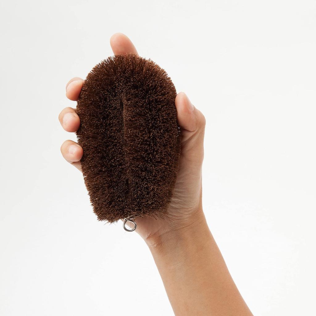 Kamenoko Tawashi Nishio Shoten Palm Extremely 4 Scrubber, Fine, No.