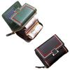 2025 Embroidered Accordion Card Holder Zipper Wallet for Women