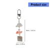 Handmade Beaded Door Charm Resin Keychain Dreamy Goldfish Designs Decorative Accessory