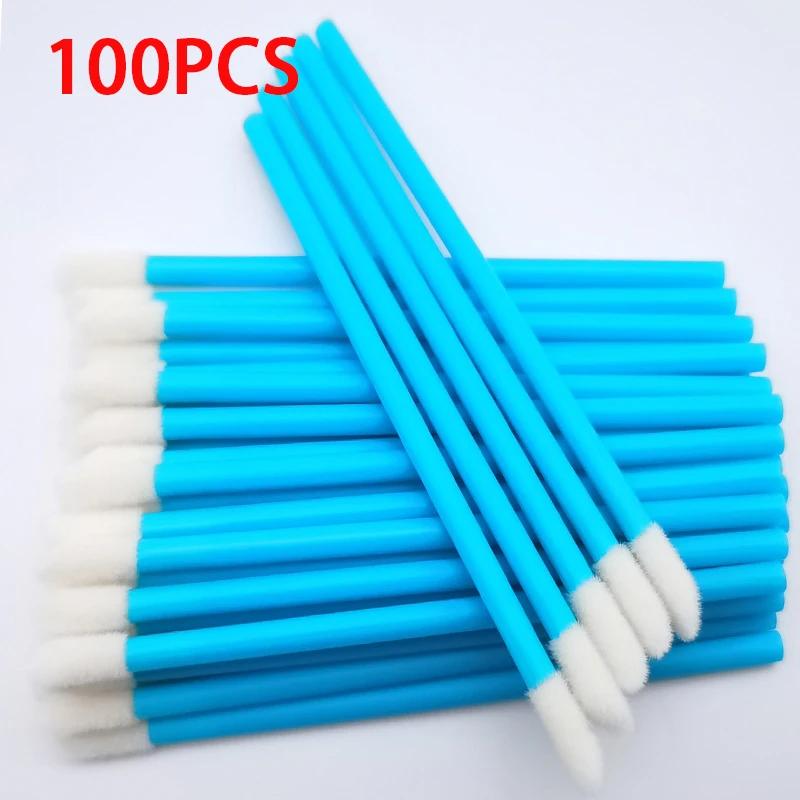 100Pcs Disposable Lip Brush Eyelash Extension Makeup Brushes Lash Extension Mascara Applicator Lipstick Wands Cosmetic Tools