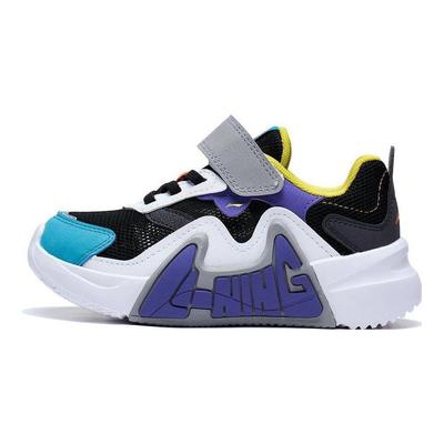 Cloud Non-Slip Shock Absorbing Wear-Resistant Lightweight Casual Shoes Kids Sneakers Black White Purple YKNT054-3