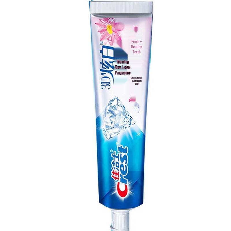 Crest 3D White Morning Dew Lotus Fragrance Toothpaste