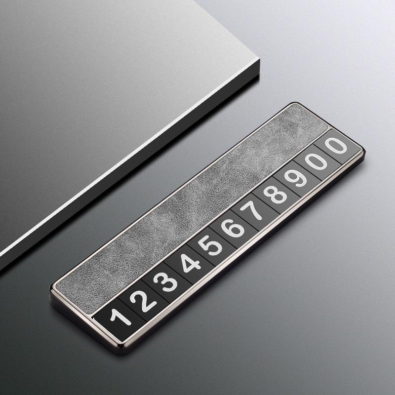 Tesla Model Y/X/S Temporary Phone Number Parking Plate