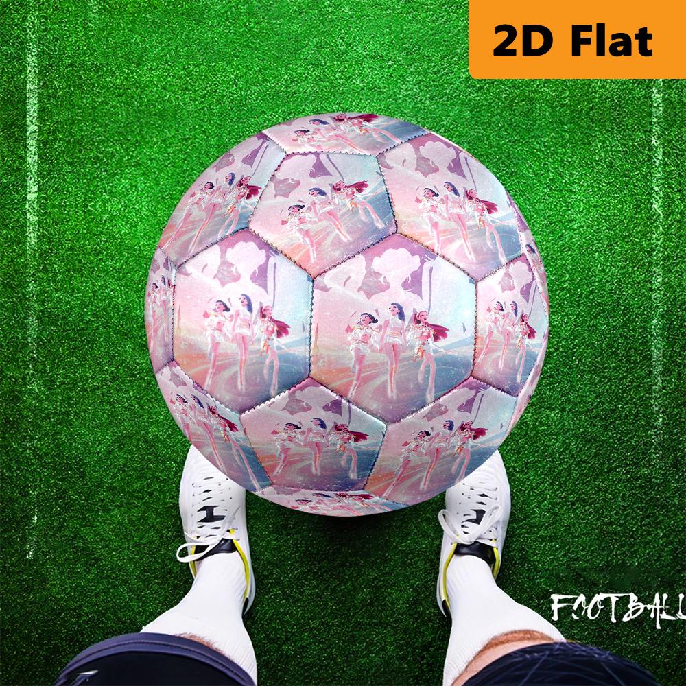 Fantasy Warriors Cosmic Light Football Suitable for Both Training and Competition Outdoor Sports High Elasticity Very Elastic Unique Football Gifts