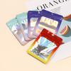 50pcs Thicken Ziplock Bags Gradient Holographic Laser AB Color Plastic Pouch for DIY Jewelry Storage Pouch Zip Lock Bag