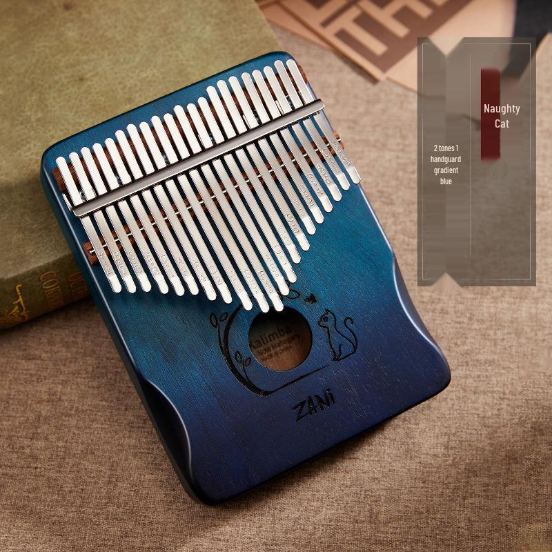 

Zani Калімба Калімба з цільного дерева - 21 та 17-нотний пальчиковий інструмент