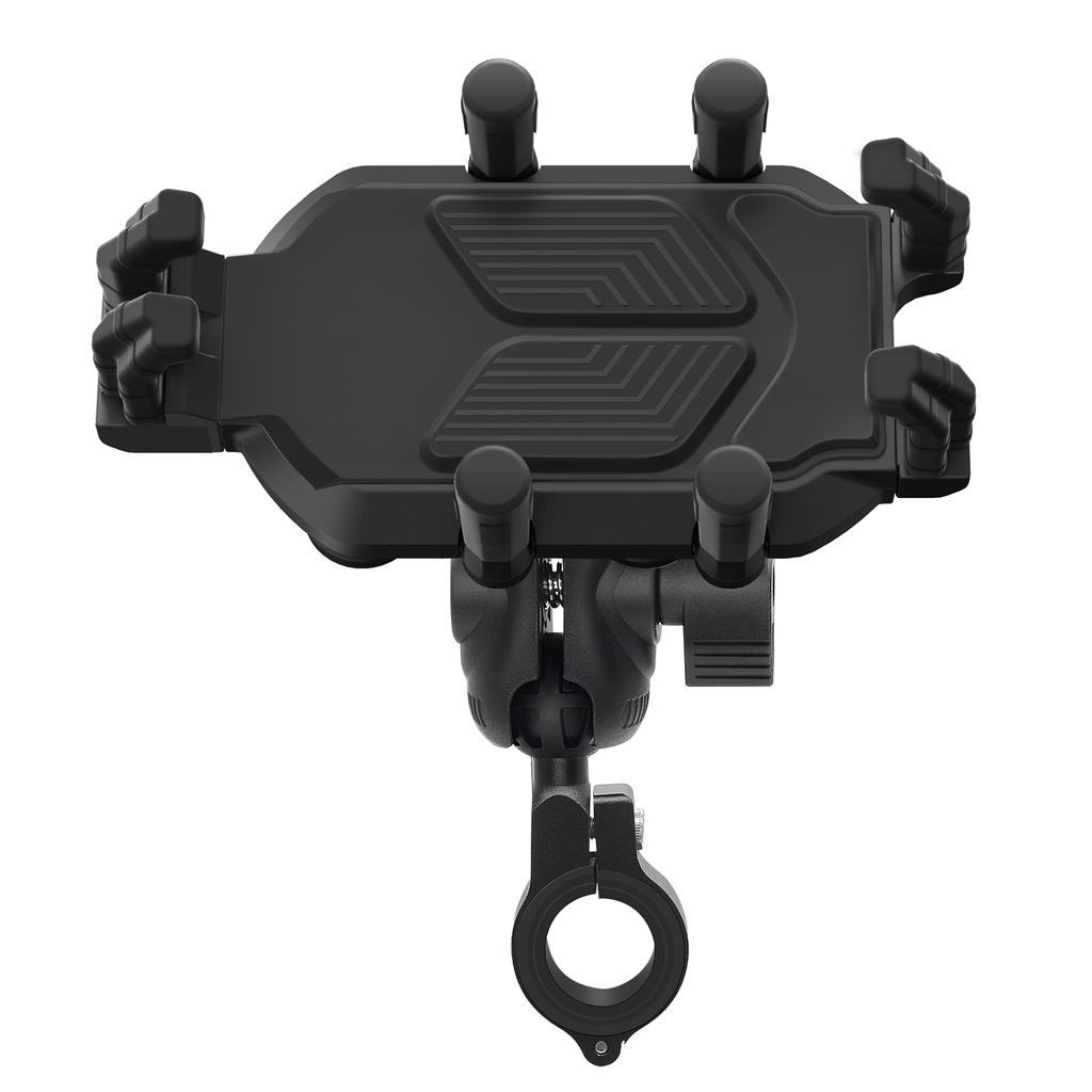 Motorcycle Bicycle Handlebar Phone Bracket QC3.0 USB Charging Mount Stand Holder