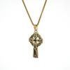Listed Titanium Steel 65MM Celtic Cross Men's Pendant Gothic Style Stainless Steel Pendant