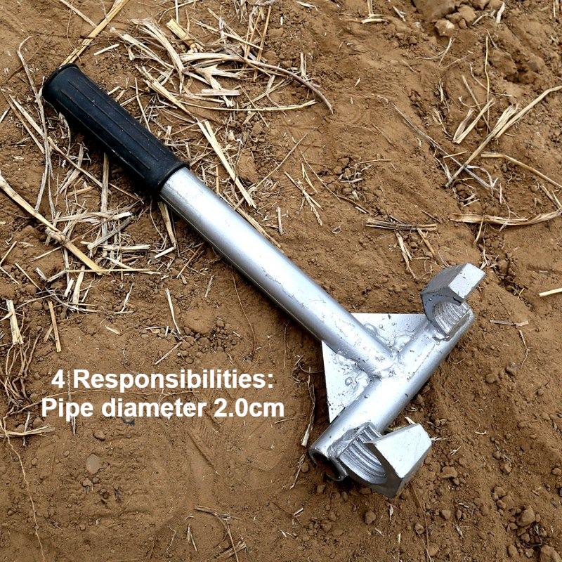 

Greenhouse Insertion Steel Pipe Tool Planting Manual Accessories Tool Labor-saving Insertion Pipe Starter Greenhouse Pipe Lifter