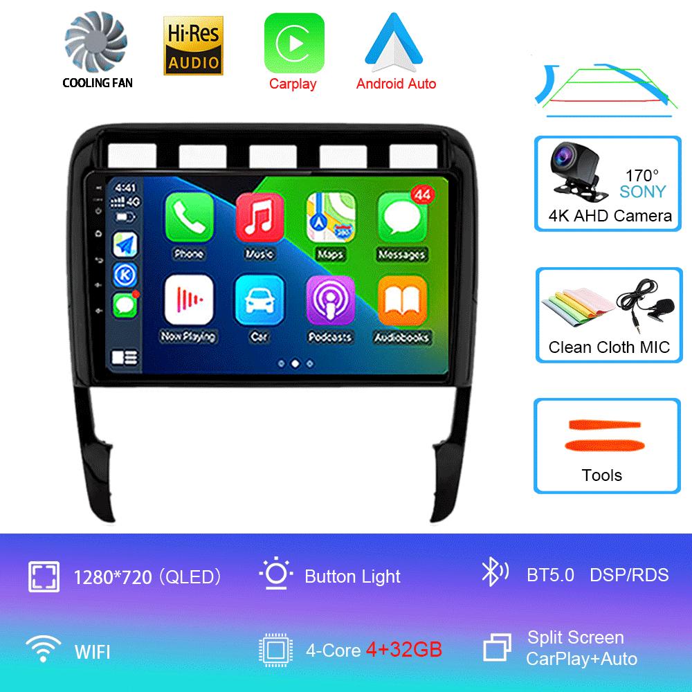 

Android 14 для Porsche Cayenne 1 2002 - 2010 Мультимедийное головное устройство CarPlay Player GPS Авто Радио Навигация DVD BT WIFI+4