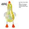 Portable Stress Ball Transparent Glitter Duck Squeeze Toy, Mini Anxiety Relief Toy Sensory Slow Rising Animal Shape