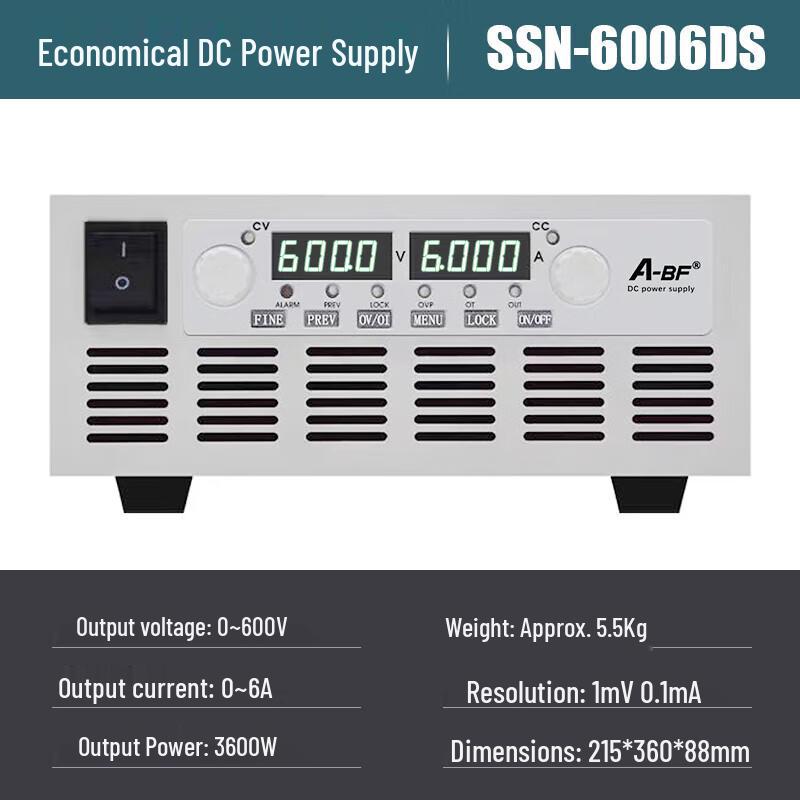 A-BF SSN-6006DS Programmable DC Power Supply (CN version)