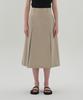 Jun By Jun K Le Cont Skirt_Ash Khaki
