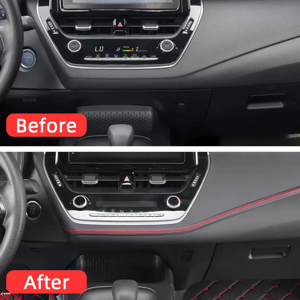 Universal Car Mouldings Trim PU Leather DIY Braid Decorative Line Strip For Door Dashboard Sticker Car Interior Accessories 2/8m