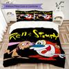 Comic-style print Pattern Bedding,Quilt Set Quilt Cover Pillowcase Home Birthday Gift (1*duvet cover+2*pillowcase,without core)ZSJT0917404