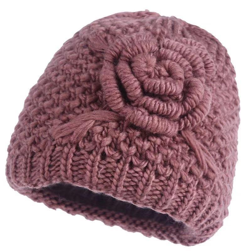 New Style Mom Hat for Women Winter Imitation Mink Fur Hat  Fashionable Leather Warm Hat  Middle Aged and Elderly Fur Tomb Cap Trend