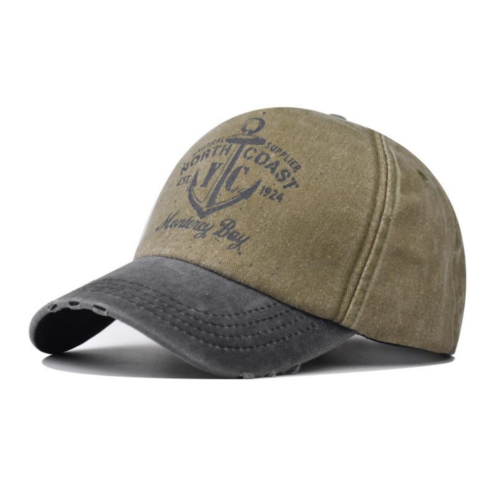 Retro Washed Letter Print Cap Outdoor Sports Unsex Travel Sun Hat Baseball Cap Classic Versatile Patchwork Hip Hop Cap Summer