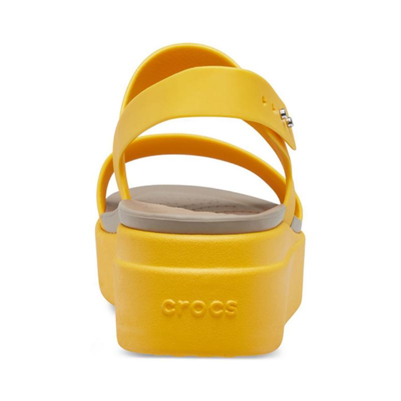 Crocs Brooklyn platform sandals women's yellow