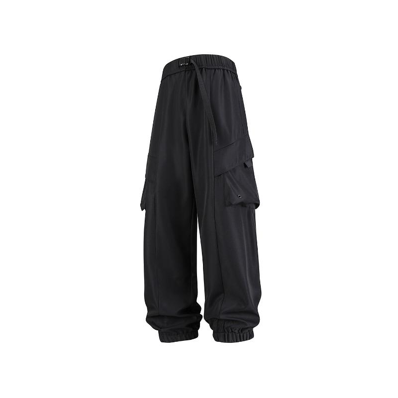 Men's functional overalls can be worn in all seasons, multi-pocket leggings, retro trendy outdoor hiking casual pants
