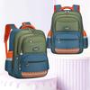 New Contrasting Color Schoolbag for Primary Students Grades 1-6 Multi-layer Large Capacity Girls Backpack Lightweight Wear-resistant Children Book Bag