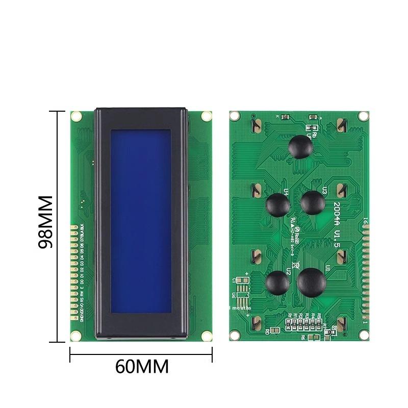 Lcd 2004 Module Blue Green Screen For Lcd 16X2 20X4 Character R3 Mega2560 Display Pcf8574T Iic I2C Interface