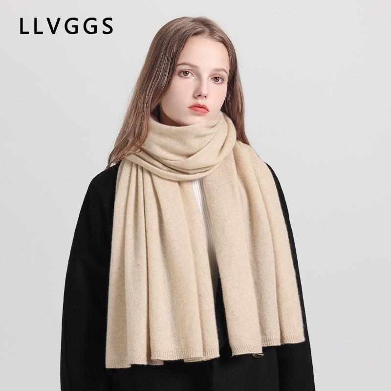 

New pure cashmere scarf women s solid color versatile soft and comfortable winter high-end couple scarf elegant 180cm