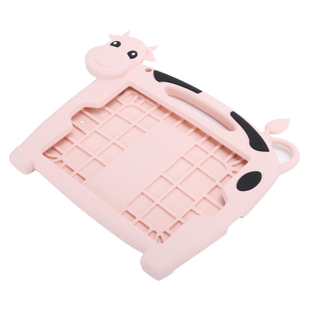 7.9 Inch Tablet Protective Cover Cute Cow Kids Silicone for iOS Mini12345 CasePink