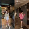 ~ Lazy Velcro Versatile Little White Shoes Round Head Heightening Platform Biscuit Shoes Women's Spring and Autumn