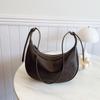 Popular Bags Women's New Spring and Summer Commuter Shoulder Bag Casual Texture Versatile Messenger Dumpling Bag