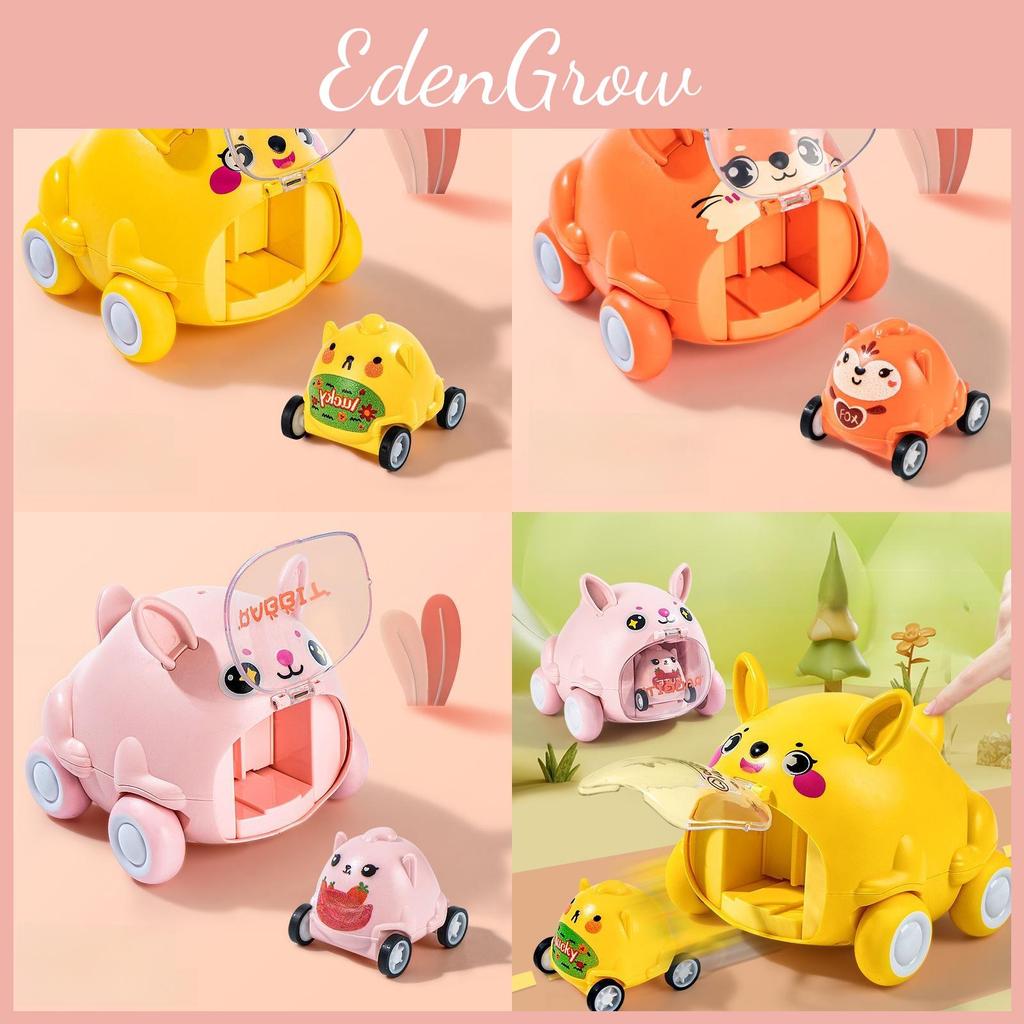Animal Inertia Toy Car For Kids With Plastic Material And Interactive Play