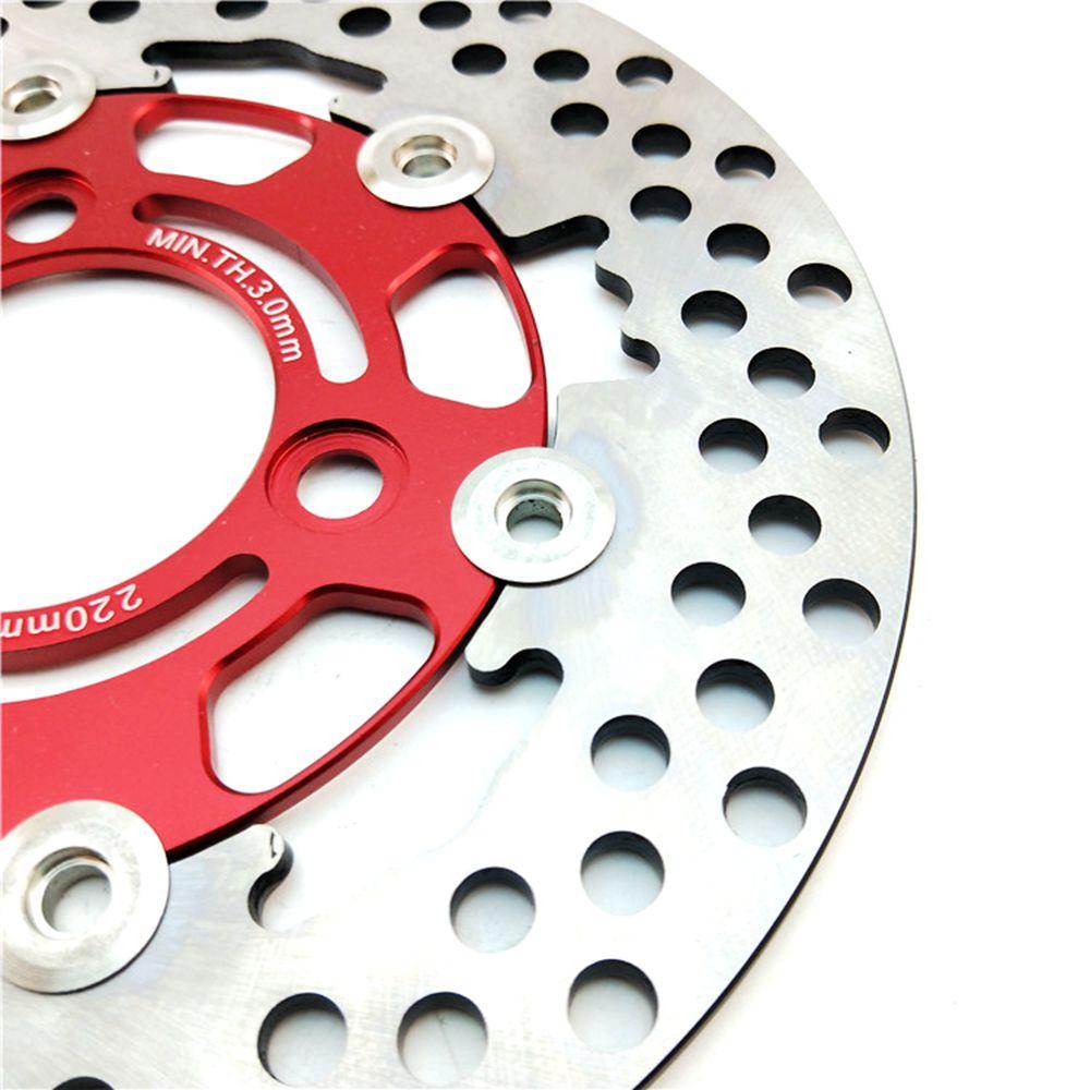 Universal 3 Hole RPM Aluminum Alloy Floating Disc Motorcycle Brake Pad 220mm Disc Brake with 70mm Hole Distance