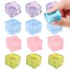 10pcs Ice Block Pinching Plush Toy Square Soft Mud Pressure Ball Squeezing Toy Pressure Relieving Sensory Toy Children Adult