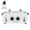 Plug Wax Warmer Dual Port Heater Professional Paraffin Hair Removal Machine Hot Facial Skin Equipment Spa Furniture US 1 Pcs