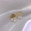 Clouds and Rain Clouds Natural Freshwater Pearl Niche New Chinese Style Retro Versatile Tassel Design Women's Earrings