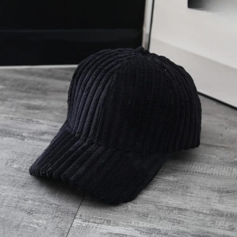Outdoor Sports Travel Ajustable Baseball Caps Women Corduroy Baseball Cap Men Snapback Hat Winter Hats Girls